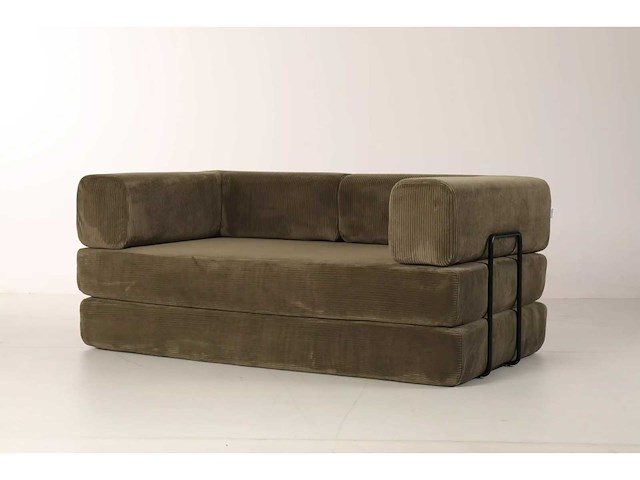 Slaapbank - corduroy charcoal grey - afbeelding 6 van  10