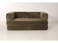 Slaapbank - corduroy charcoal grey - afbeelding 7 van  10