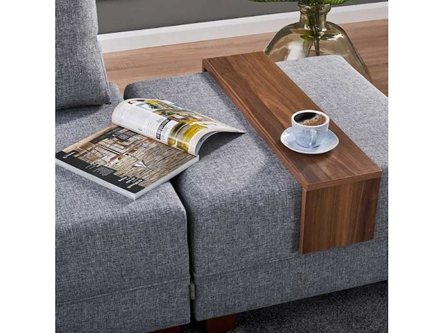 Slaapbank links - grijs - afbeelding 3 van  9