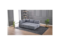 Slaapbank links - grijs - afbeelding 6 van  9