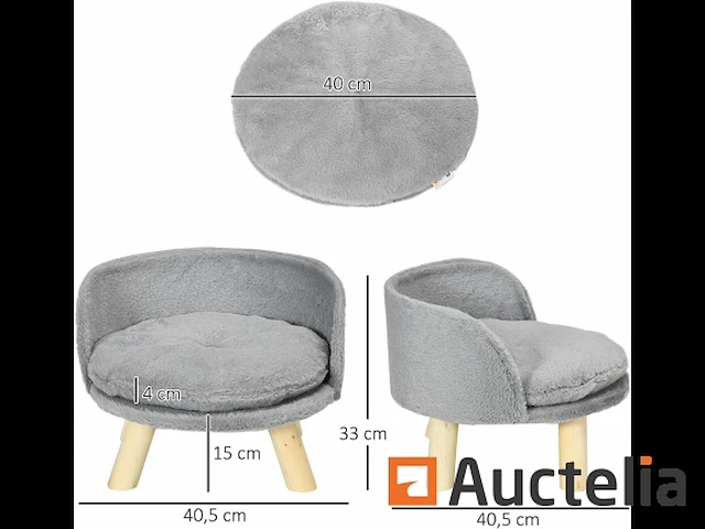 Slaapbank mand voor hond scandinavisch design - afbeelding 1 van  9