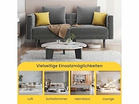 Slaapbank met slaapfunctie - grijs - afbeelding 2 van  10