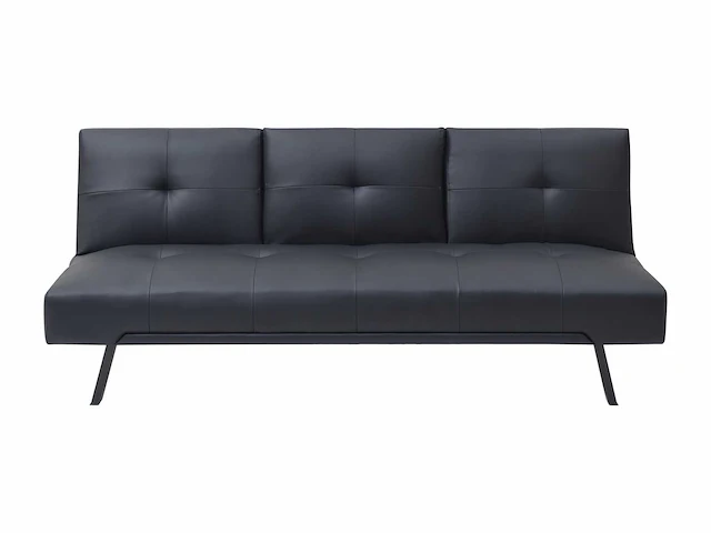 Slaapbank slaapbank - zwart imitatie - afbeelding 6 van  11