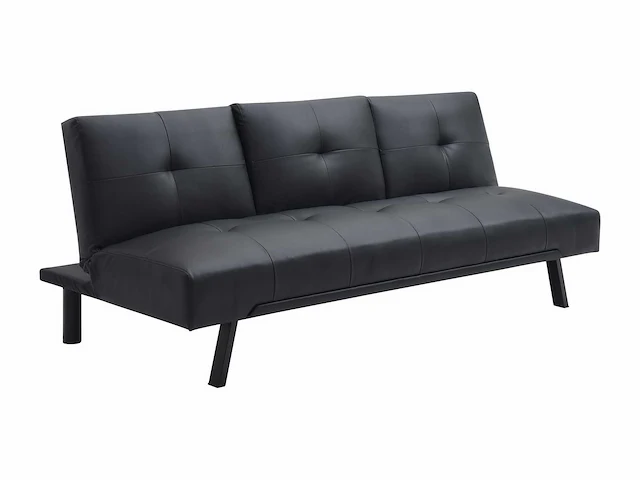 Slaapbank slaapbank - zwart imitatie - afbeelding 7 van  11