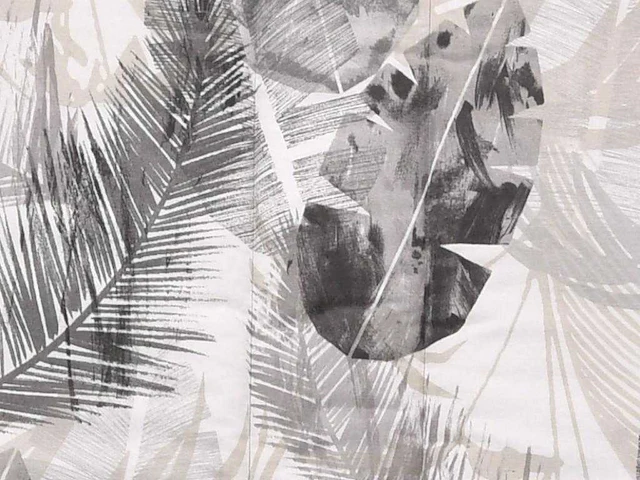 Slaapbank slaapbank in jungle print stof - afbeelding 4 van  4