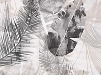 Slaapbank slaapbank in jungle print stof - afbeelding 4 van  4