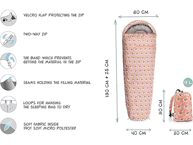 Slaapzak voor kinderen - afbeelding 2 van  4