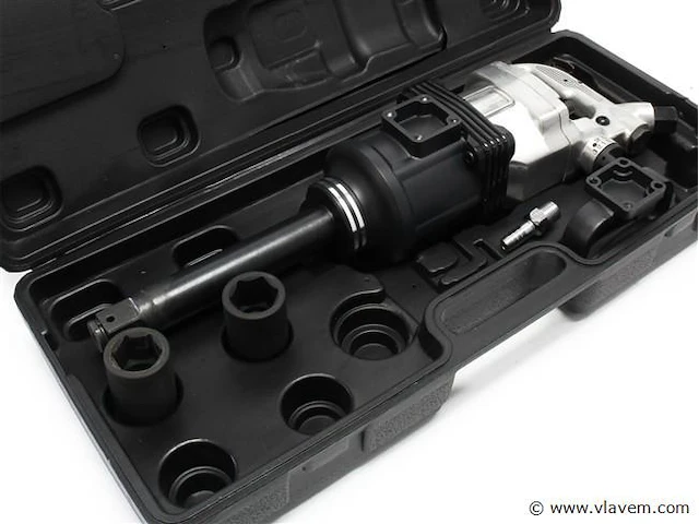 Slagmoersleutel 25,4 (1 inch) met doppen en pneumatische slagmoersleutel - afbeelding 4 van  4