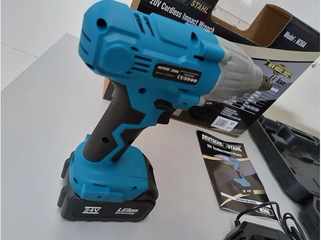 Slagmoersleutel accu 20 volt deutsche stahl - afbeelding 3 van  5