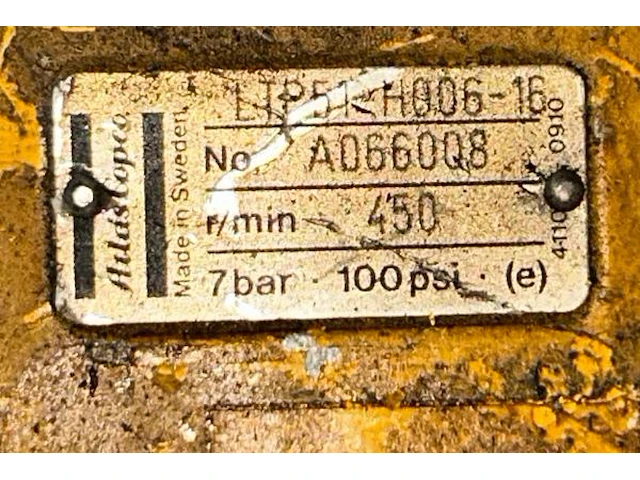 Slagmoersleutel atlas copco op luchtdruk - afbeelding 4 van  4