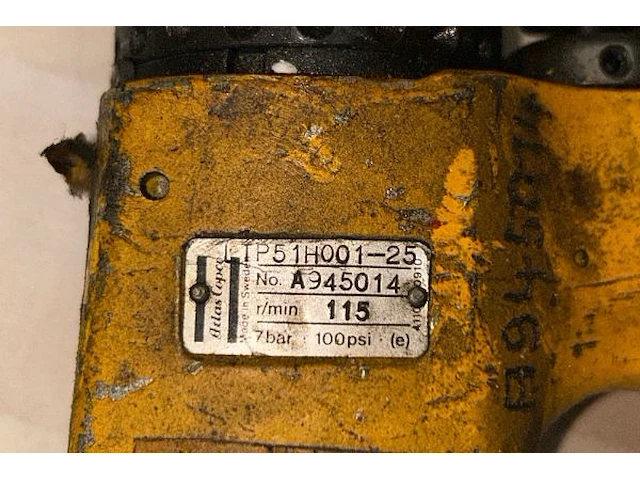 Slagmoersleutel atlas copco op luchtdruk - afbeelding 5 van  5