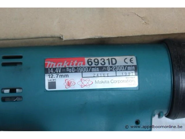 Slagmoersleutel makita, 6931d - afbeelding 2 van  2
