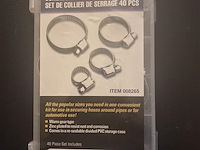 Slangklemmen set 40 delig - afbeelding 1 van  2