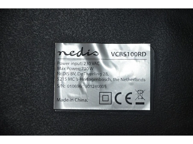 Sledestofzuiger nedis, stekker doos, 2 sierstukken - afbeelding 5 van  7