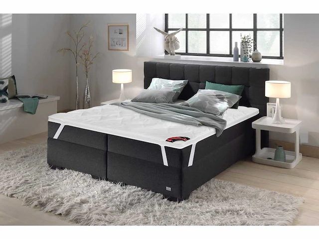 Sleepmed topmatras 140x200, matrasbeschermer, ademende topmatras, 100% micropercal - afbeelding 1 van  3