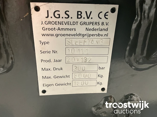 Sleeptang met driepuntophanging - afbeelding 8 van  8