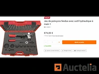 Sleufponsset met hydraulisch handgereedschap holex - afbeelding 1 van  12