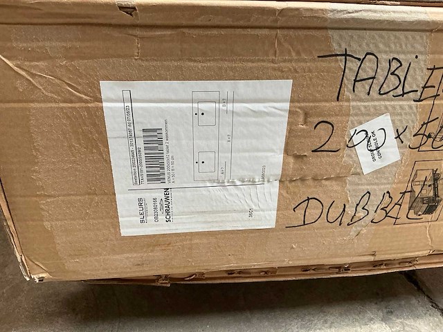 Sleurs opbouw dubbele wastafel - afbeelding 2 van  2