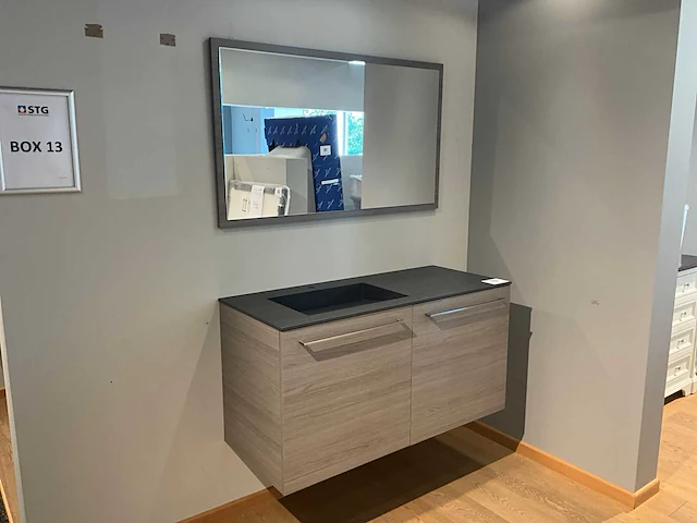 Sleurs pro wastafel + spiegel - afbeelding 1 van  3