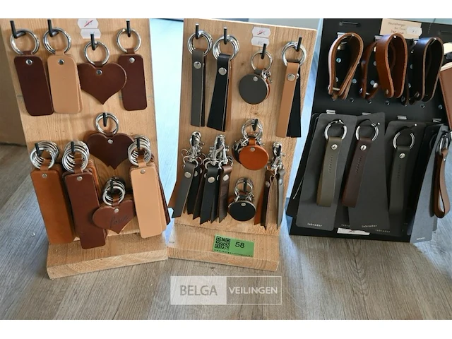 Sleutelhangers met presentatie display - afbeelding 1 van  4
