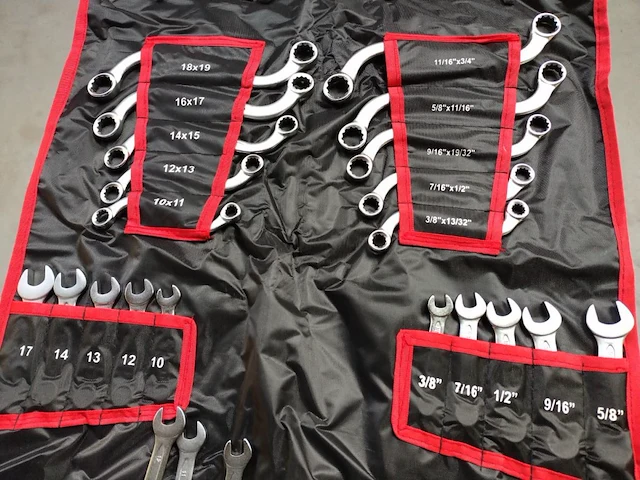 Sleutelset, metrisch+inch, 50 delig - afbeelding 3 van  6