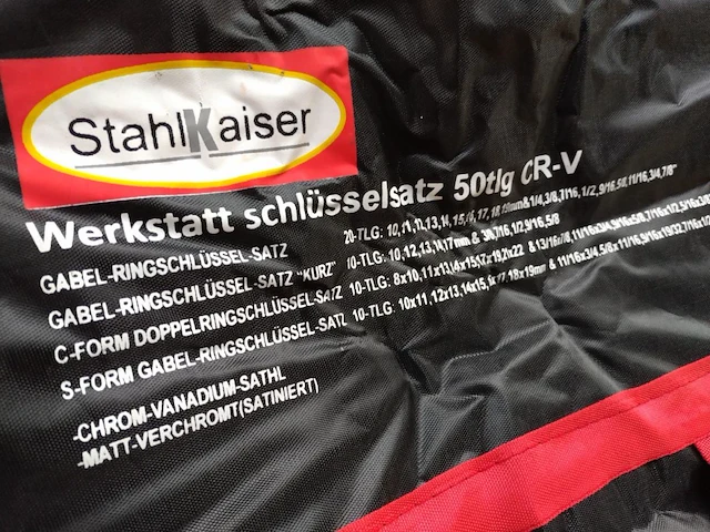 Sleutelset, metrisch+inch, 50 delig - afbeelding 5 van  6