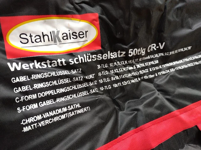 Sleutelset, metrisch+inch, 50 delig - afbeelding 5 van  6