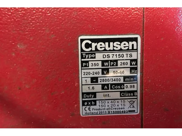 Slijpmachine creusen - afbeelding 4 van  4