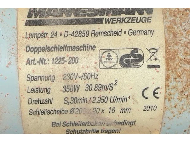 Slijpmachine mannesmann - afbeelding 3 van  3