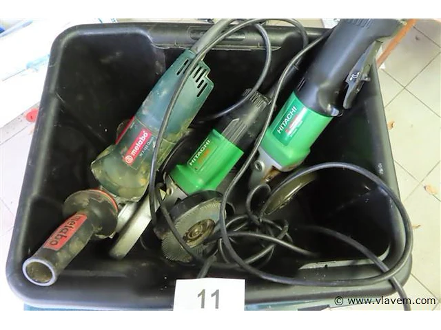 Slijpschijf 3 stuks, 2x hitachi en 1x metabo - afbeelding 1 van  3