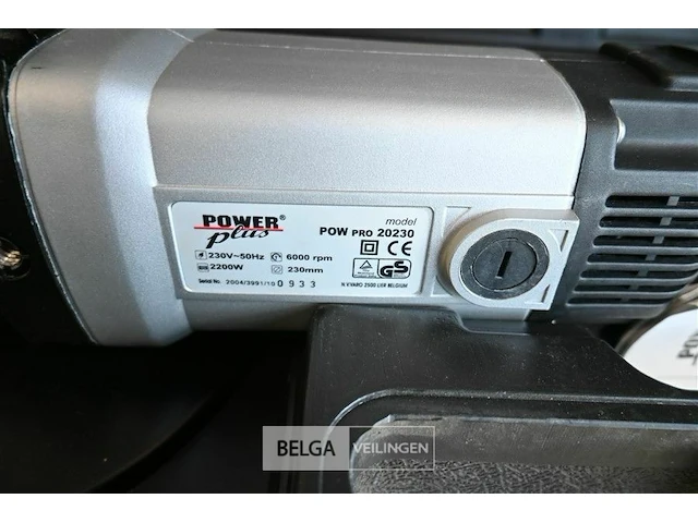 Slijpschijf powerplus pow pro 20230 in koffer - afbeelding 4 van  4