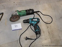 Slijptol hitachi plus accu boormachine eurotex, zonder lader - afbeelding 1 van  1