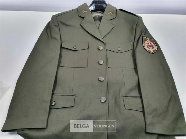 Slowaaks leger uniform jas + broek legergroen - afbeelding 1 van  4
