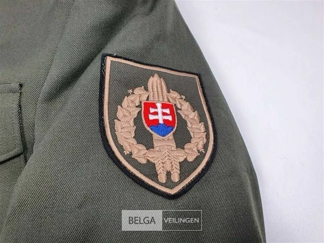 Slowaaks leger uniform jas + broek legergroen - afbeelding 3 van  4