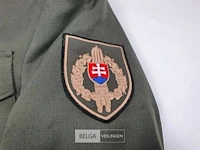 Slowaaks leger uniform jas + broek legergroen - afbeelding 3 van  4