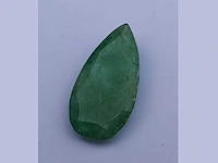 Smaragd peervormig-natuurlijk groen gedolven -2.35cts - afbeelding 1 van  5