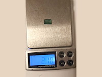 Smaragd rechthoekig gevormd-natuurlijk groen gedolven -2.1cts - afbeelding 2 van  5