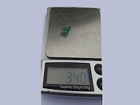 Smaragd rechthoekig gevormd-natuurlijk groen gedolven -3.4cts - afbeelding 1 van  4