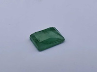 Smaragd rechthoekig gevormd-natuurlijk groen gedolven -3.4cts - afbeelding 3 van  4