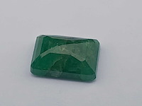 Smaragd rechthoekig gevormd-natuurlijk groen gedolven -3.6cts - afbeelding 1 van  4