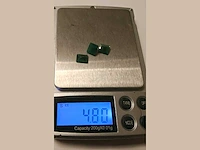 Smaragd rechthoekig vierkant gevormd-3 natuurlijk groen gedolven -4.80cts - afbeelding 2 van  6