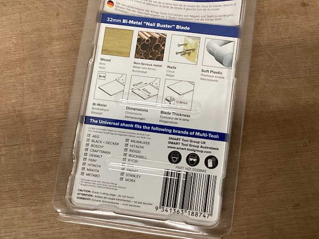 Smart 032bm3 multitool zaagblad 32mm, 3 pack (37x) - afbeelding 4 van  5