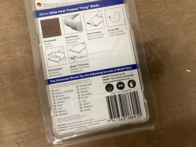 Smart 035hct3 multitool zaagblad 35mm, 3 pack (37x) - afbeelding 5 van  6