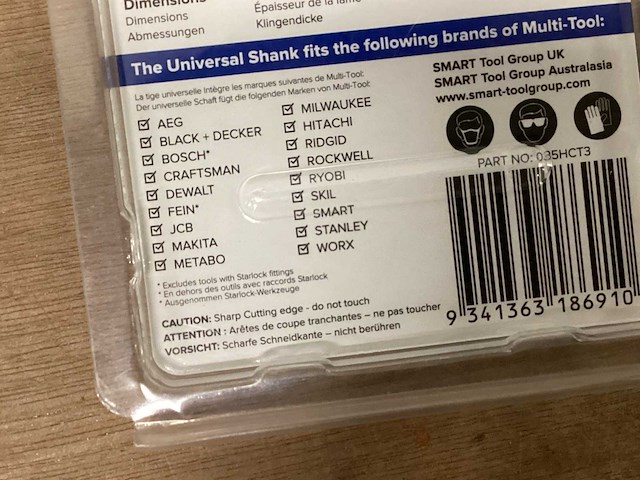 Smart 035hct3 multitool zaagblad 35mm, 3 pack (37x) - afbeelding 6 van  6