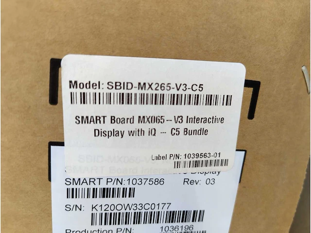 Smart board mx065-v3 multi touch - afbeelding 15 van  17