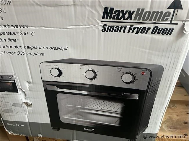 Smart fryer oven, get. maxxhome - afbeelding 1 van  3