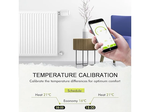 Smart radiatorthermostaat (3 stuks) - afbeelding 3 van  6