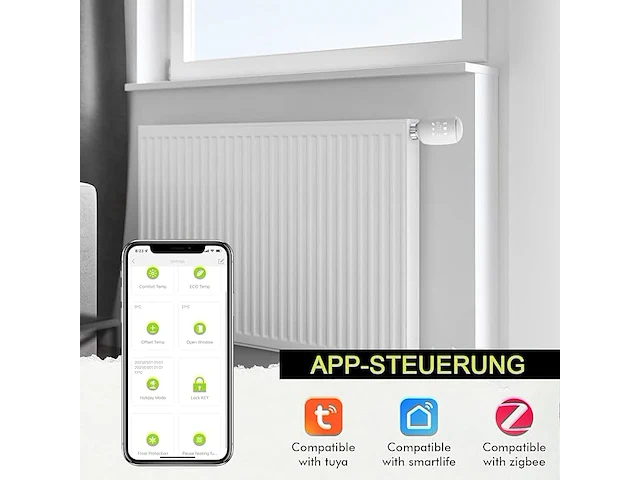 Smart radiatorthermostaat (3 stuks) - afbeelding 5 van  6