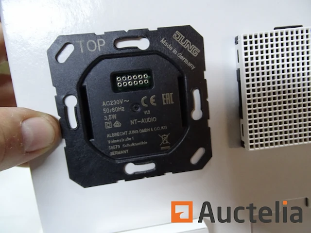 Smart radio - jung alpine white mono luidsprekerset rada518ww - afbeelding 4 van  5