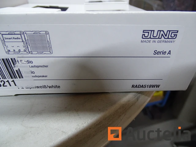 Smart radio - jung alpine white mono luidsprekerset rada518ww - afbeelding 5 van  5